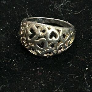 Silver Heart Ring
